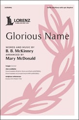 Glorious Name SATB choral sheet music cover